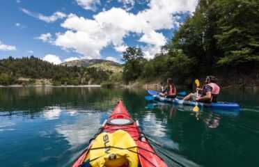 Kayaking in Lake Tsivlou