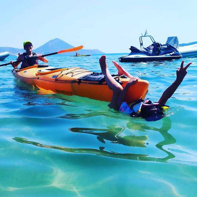 Kayak και snorkeling στην Καλαμάτα