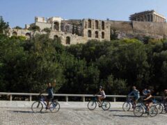 Cycling in Athens