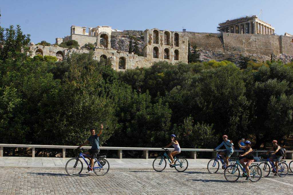 Cycling in Athens