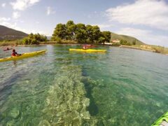 Sea Kayak ride in ancient Epidaurus