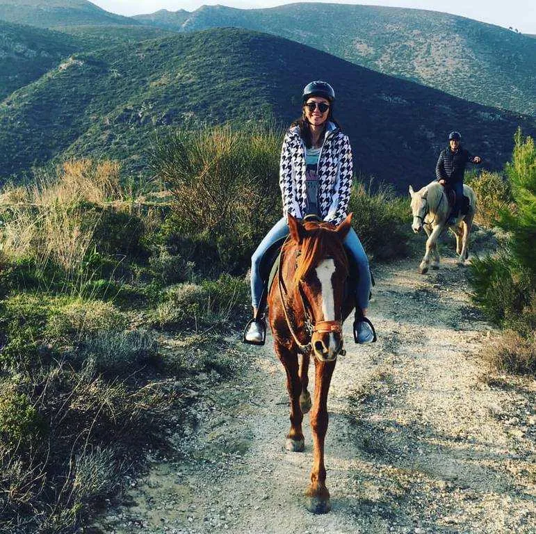 Horse riding in Penteli