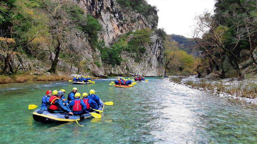 Rafting on the Evinos River – Nafpaktos