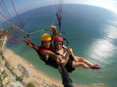 Πτήση tandem paragliding πάνω από τους Βράχους Πρέβεζας