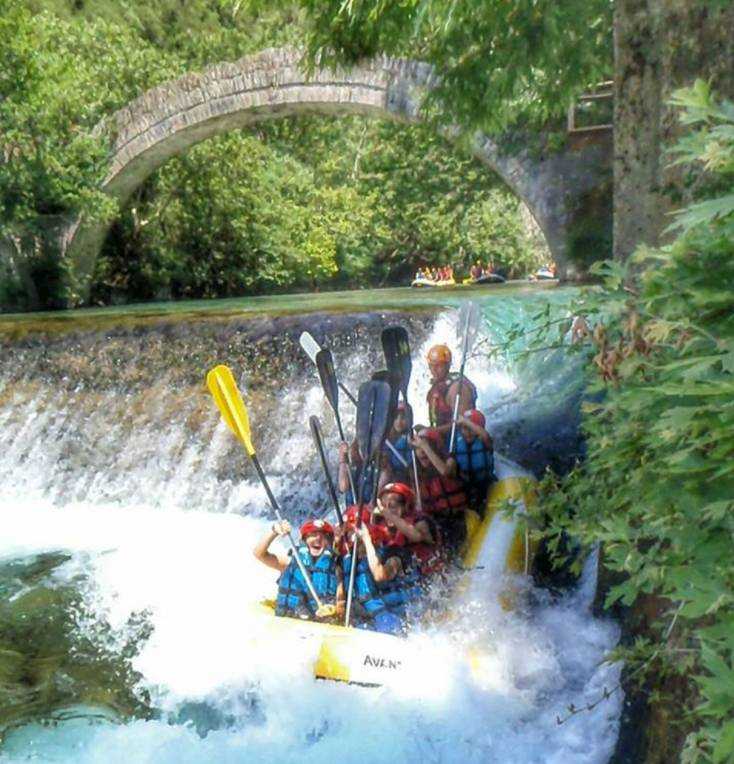 Rafting on the Voidomatis River with free video from Gopro