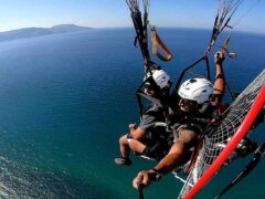 Flight with paratrike to Rethymno, Crete, Greece