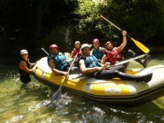 Rafting on the river Arachthos and shooting with Gopro