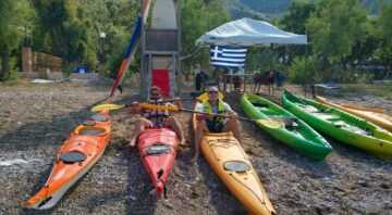 Sea Kayak and guided tour of the Sunken City and the Small Theatre of Epidaurus