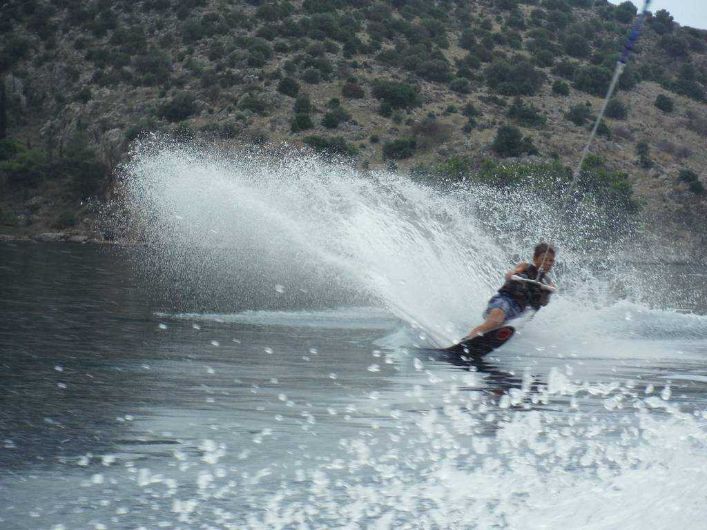 Water Skiing in Tolo