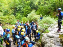 Canyoning in the Orlias Gorge of Olympus