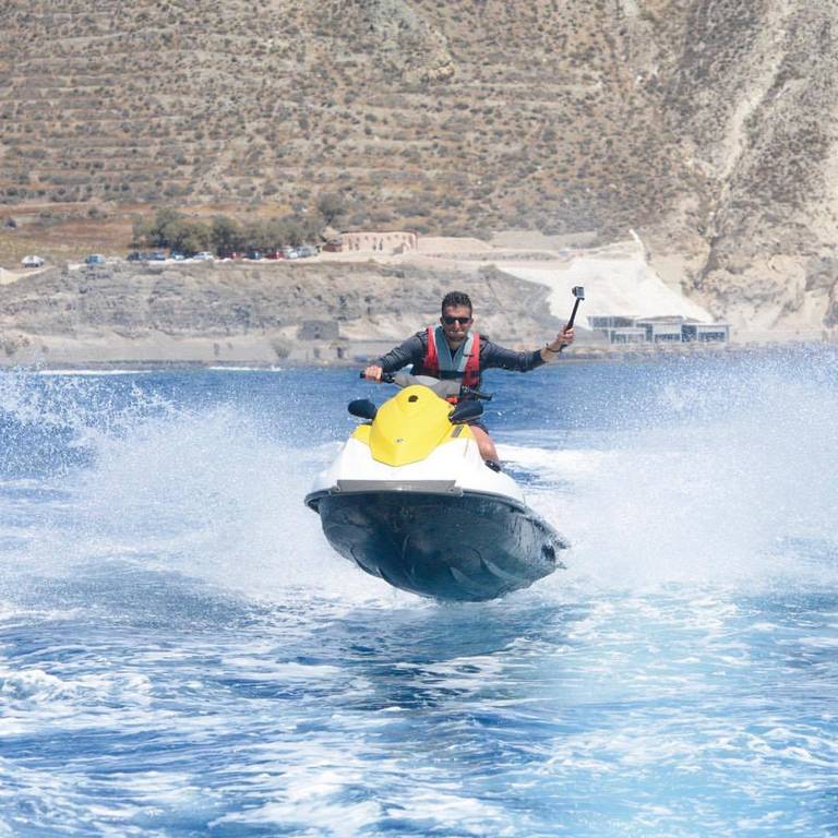 Jet Ski in Santorini