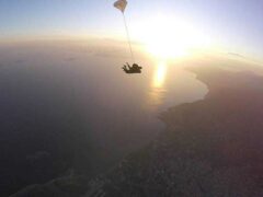 Tandem freefall from 12000ft in Megara