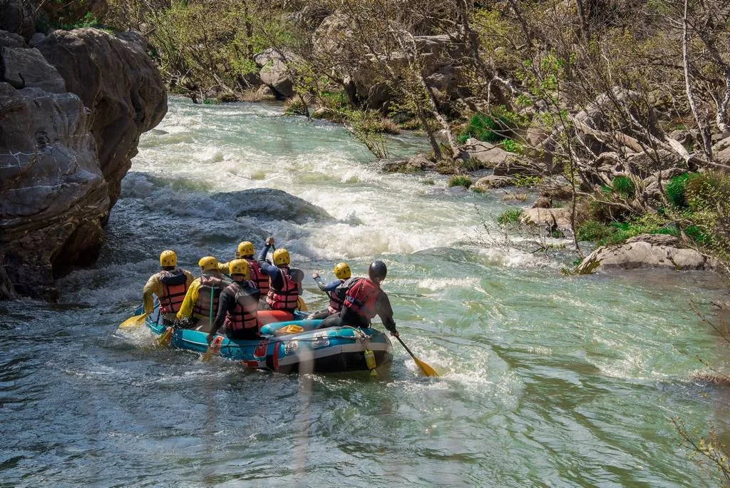 Rafting on the Lousios River