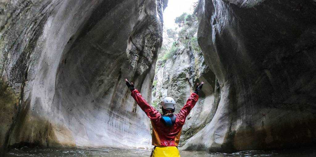 Canyoning in the Goura Gorge