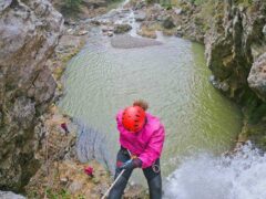 Canyoning at the Drymonas Falls