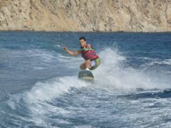 Wakeboard in Santorini