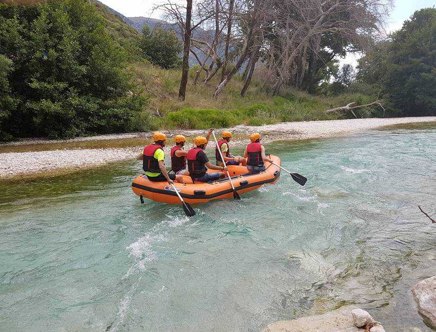 Rafting on the Acheron River