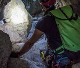 Canyoning notturno nelle Gole dell'Havos