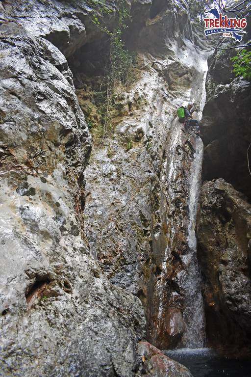 Canyoning in the Vasiliki Gorge & Papadon Falls