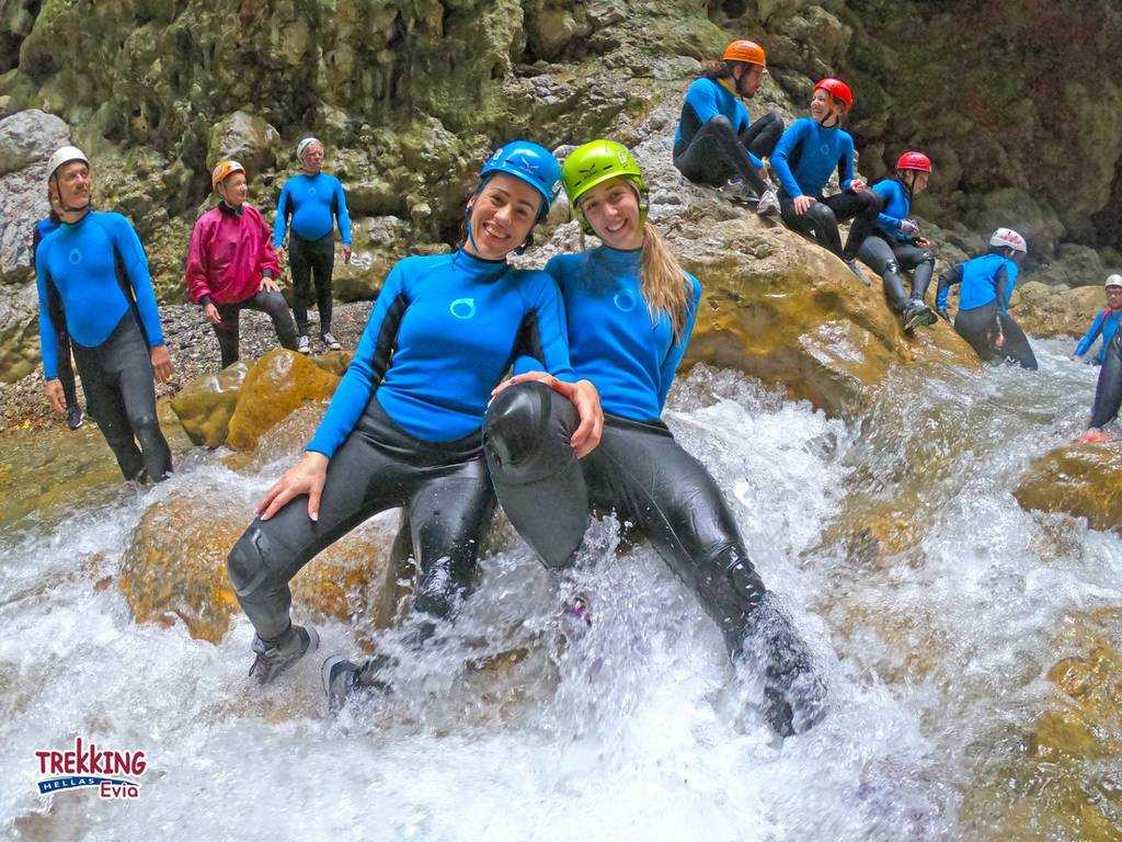 River Trekking in the Gorge of Bolovinaina