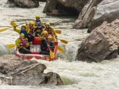 Rafting on the Lousios River
