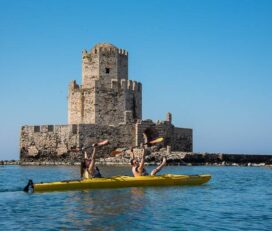 Kayak a Methoni e Isola La Sapienza