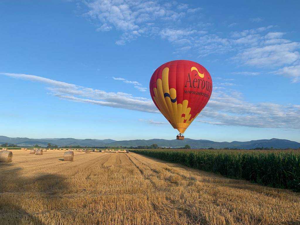 Hot air balloon flight in Nafplio