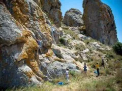 Climbing in Tinos