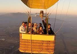 Balloon flight on Mount Olympus