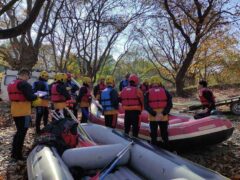 Rafting in the Tempi Valley